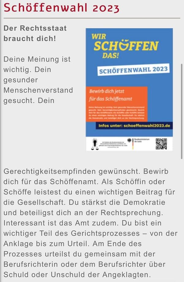 Sch&ouml;ffenwahl 2023 - Zum Artikel: Sch&ouml;ffenwahl 2023