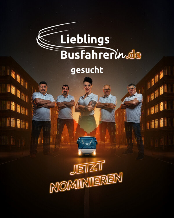 LieblingsbusfahrerIn  - Zum Artikel: Stadt Limburg an der Lahn beteiligt sich am Wettbewerb &raquo;LieblingsbusfahrerIn&laquo;
