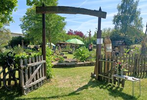 Bild mit ausf&uuml;hrlicher Beschreibung vergr&ouml;&szlig;ern: F&uuml;hrung im Heilkr&auml;utergarten