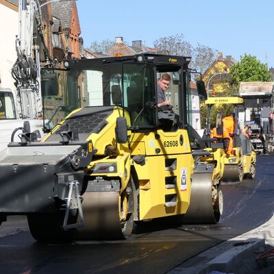 Bauarbieten Westerwaldstra&szlig;e - Zum Artikel: Baustellenzeit in der Westerwaldstra&szlig;e geht zu Ende