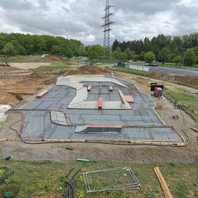 Skateanlage 1 - Zum Artikel: Der Sportpark nimmt Gestalt an