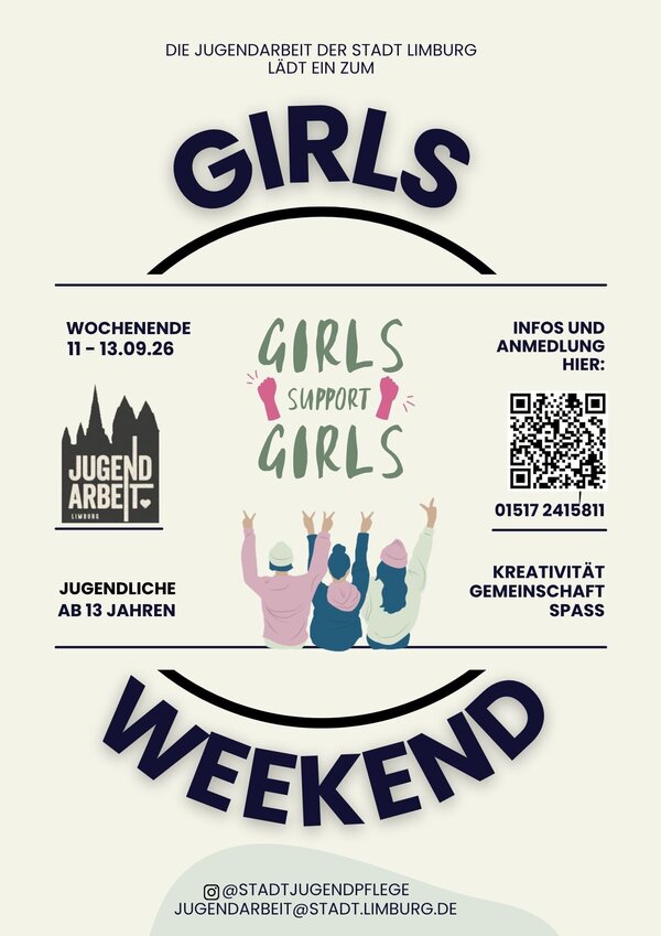 Bild mit ausf&uuml;hrlicher Beschreibung vergr&ouml;&szlig;ern: Girlsweekend 2026 Flyer