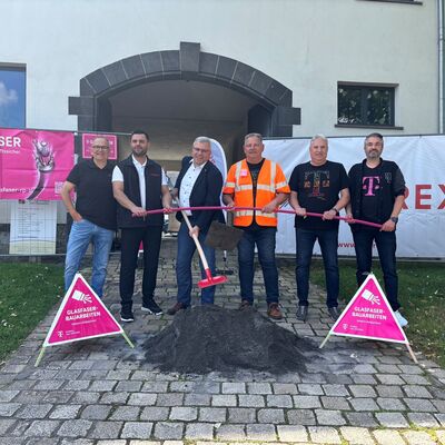 Spatenstich Telekom