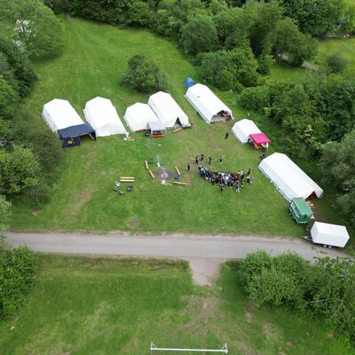 Zeltlager - Zum Artikel: Stadtjugendfeuerwehr verbringt Zeltlager in Westernohe