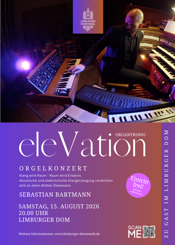 Bild mit ausf&uuml;hrlicher Beschreibung vergr&ouml;&szlig;ern: Orgelkonzert eleVation