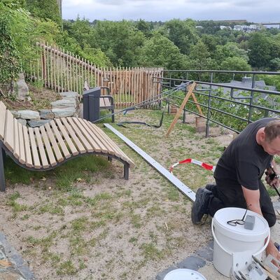 Schlossgarten - Zum Artikel: Neuer Schlossgarten l&auml;dt ab Mitte August zum Verweilen und Entdecken ein