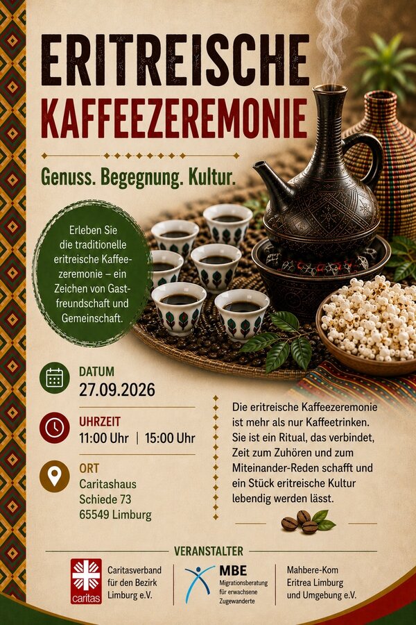 Bild mit ausf&uuml;hrlicher Beschreibung vergr&ouml;&szlig;ern: Eritreische Kaffeezeremonie