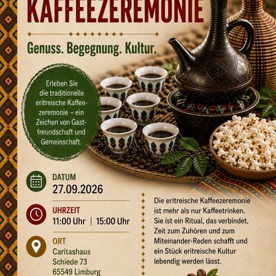 Interner Link zur Veranstaltung: Einladung zur eritreischen Kaffeezeremonie (Bunn)