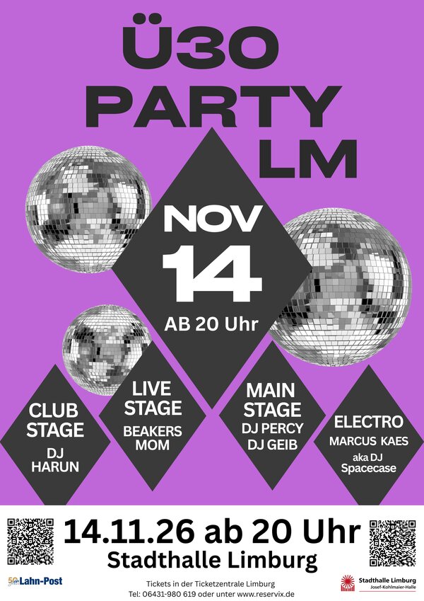 Interner Link zur Veranstaltung: &Uuml;30 Party LM