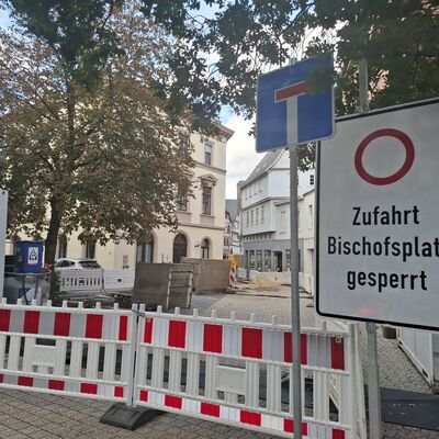 Zufahrtsschutz - Zum Artikel: Zufahrtsschutz wird am Bischofsplatz weiter ausgebaut