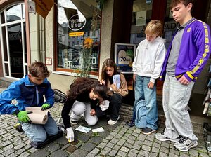 Bild mit ausf&uuml;hrlicher Beschreibung vergr&ouml;&szlig;ern: Stolpersteinreinigung