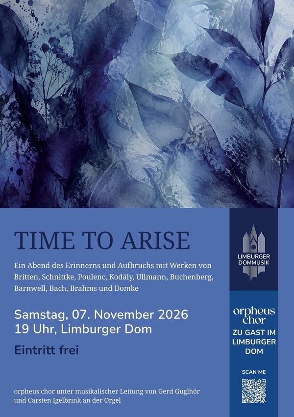 Link zur Veranstaltung: Orpheus Chor M&uuml;nchen zu Gast im Limburger Dom